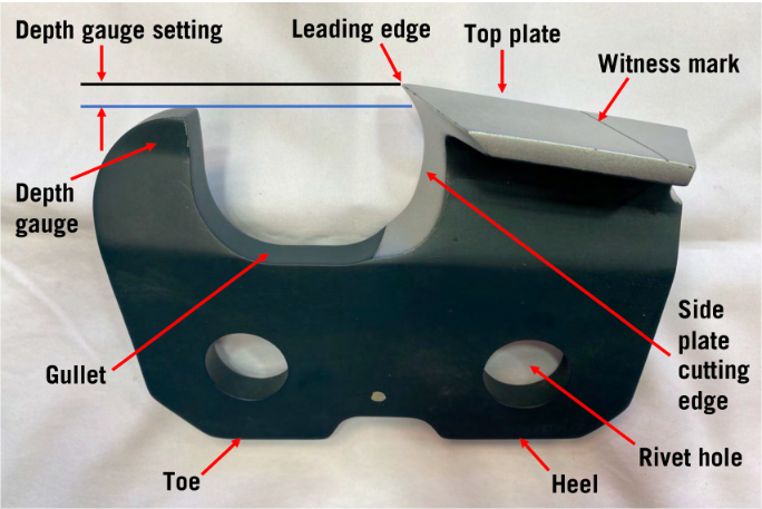 A Hooked plane with three holes routed into its face near the bottom of the image. The shape contours to a ninety degree angle on the top corner opposite the hooked end.