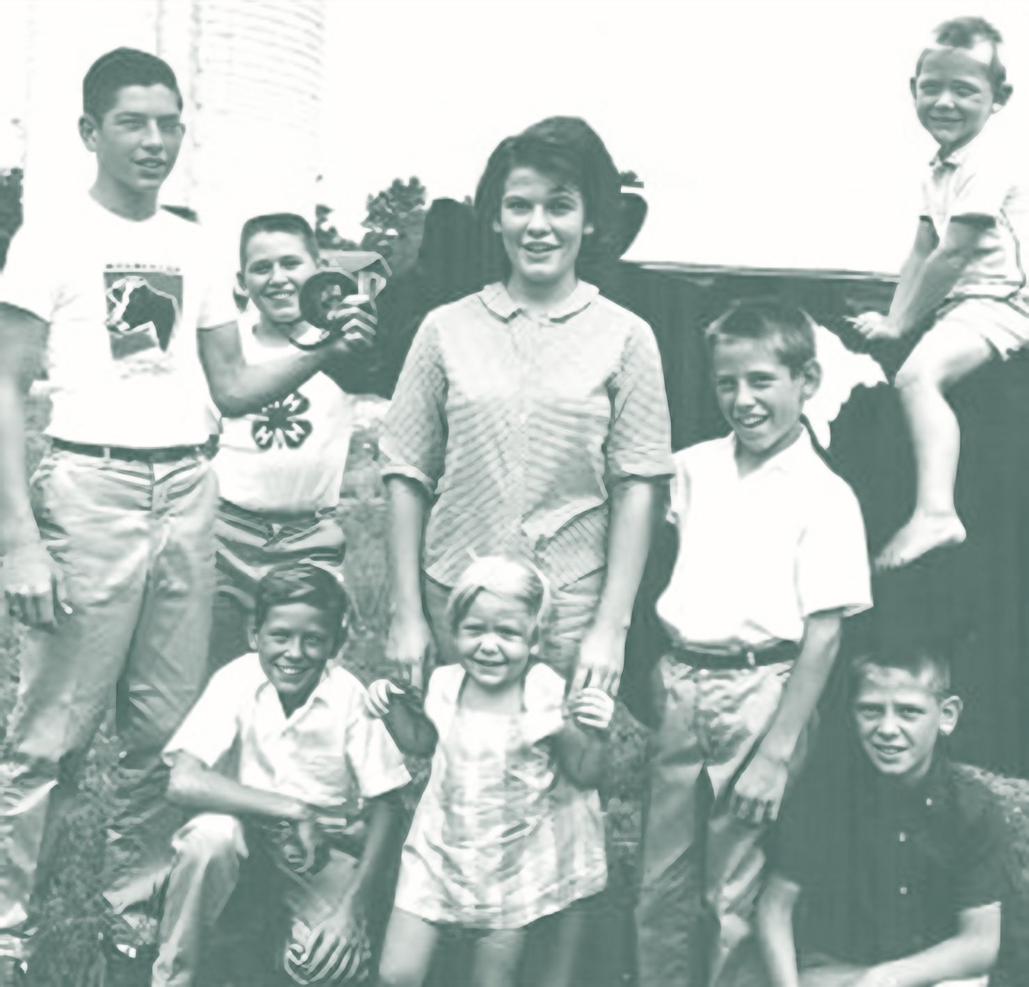 Joe Broder and his siblings