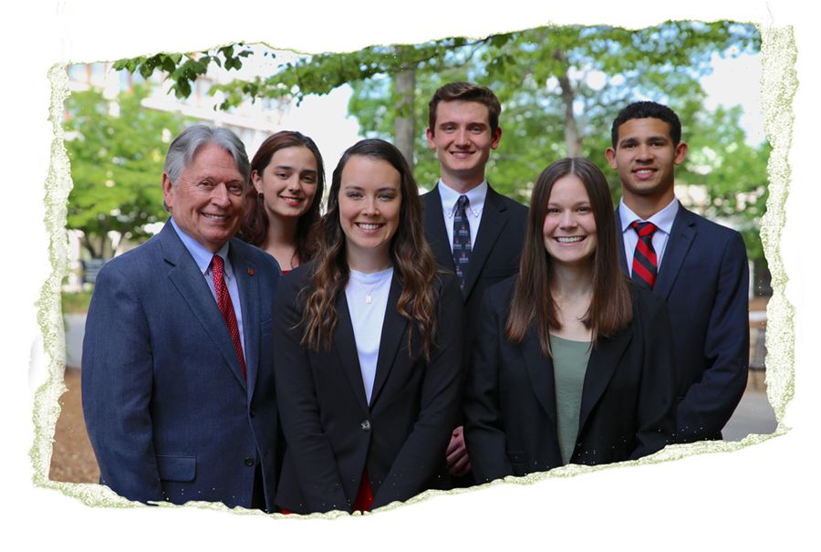 Broder with the 2023 Ag Hill Fellows