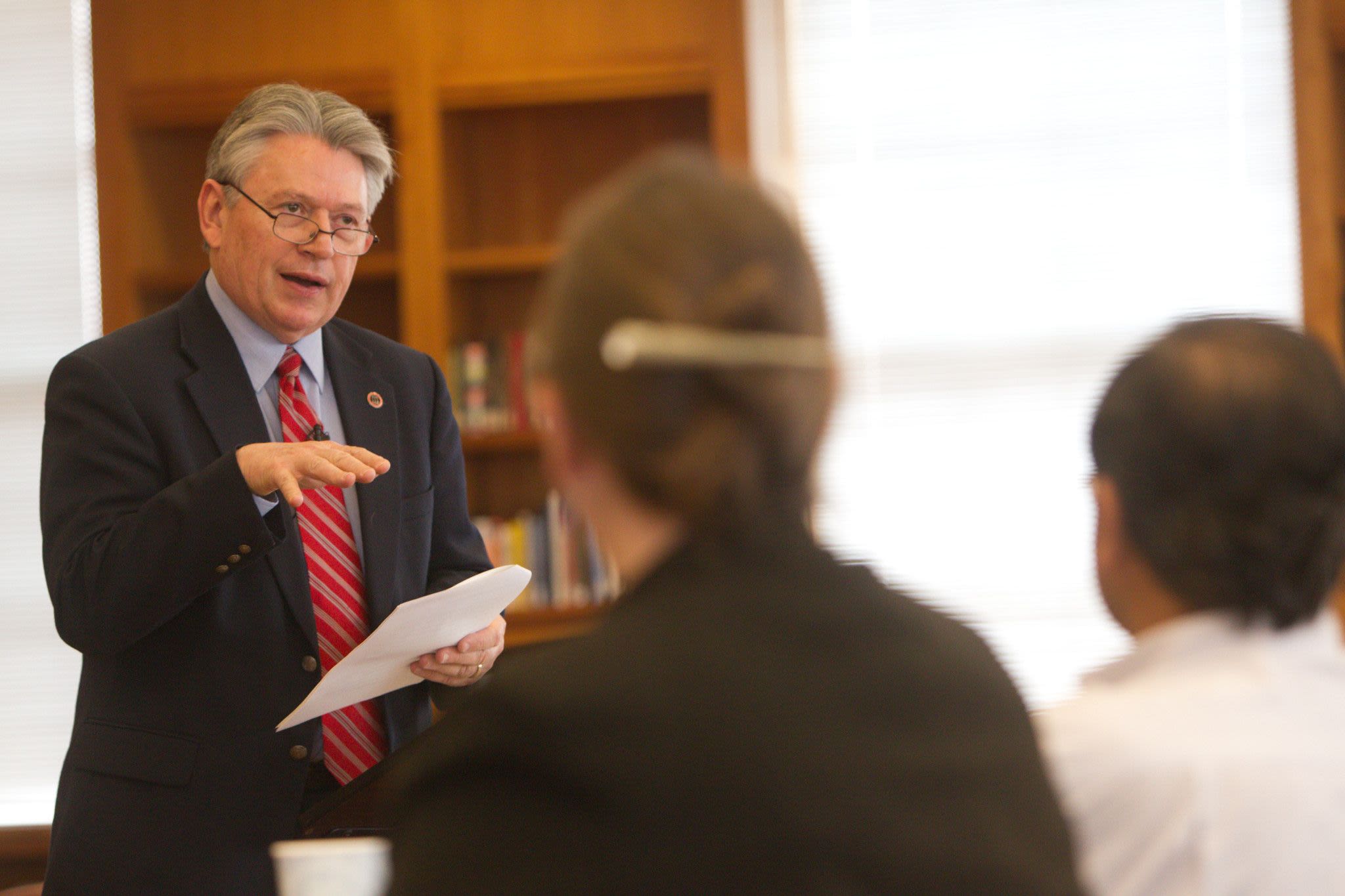 Joe Broder giving a talk