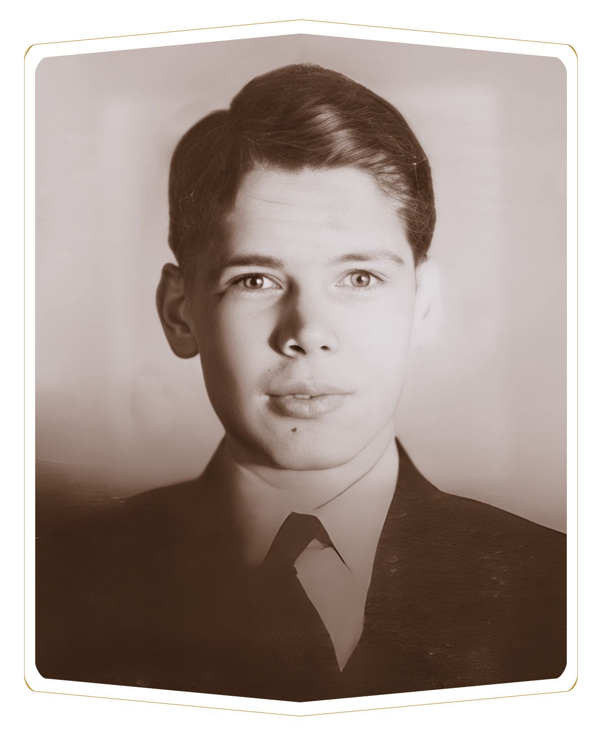 Yearbook picture of Massey