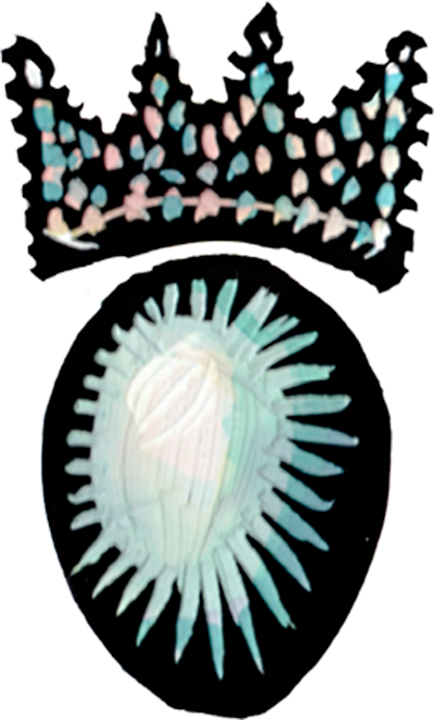 egg with a crown floating above it