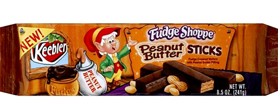 A package of Fudge Shoppe Peanut Butter Sticks