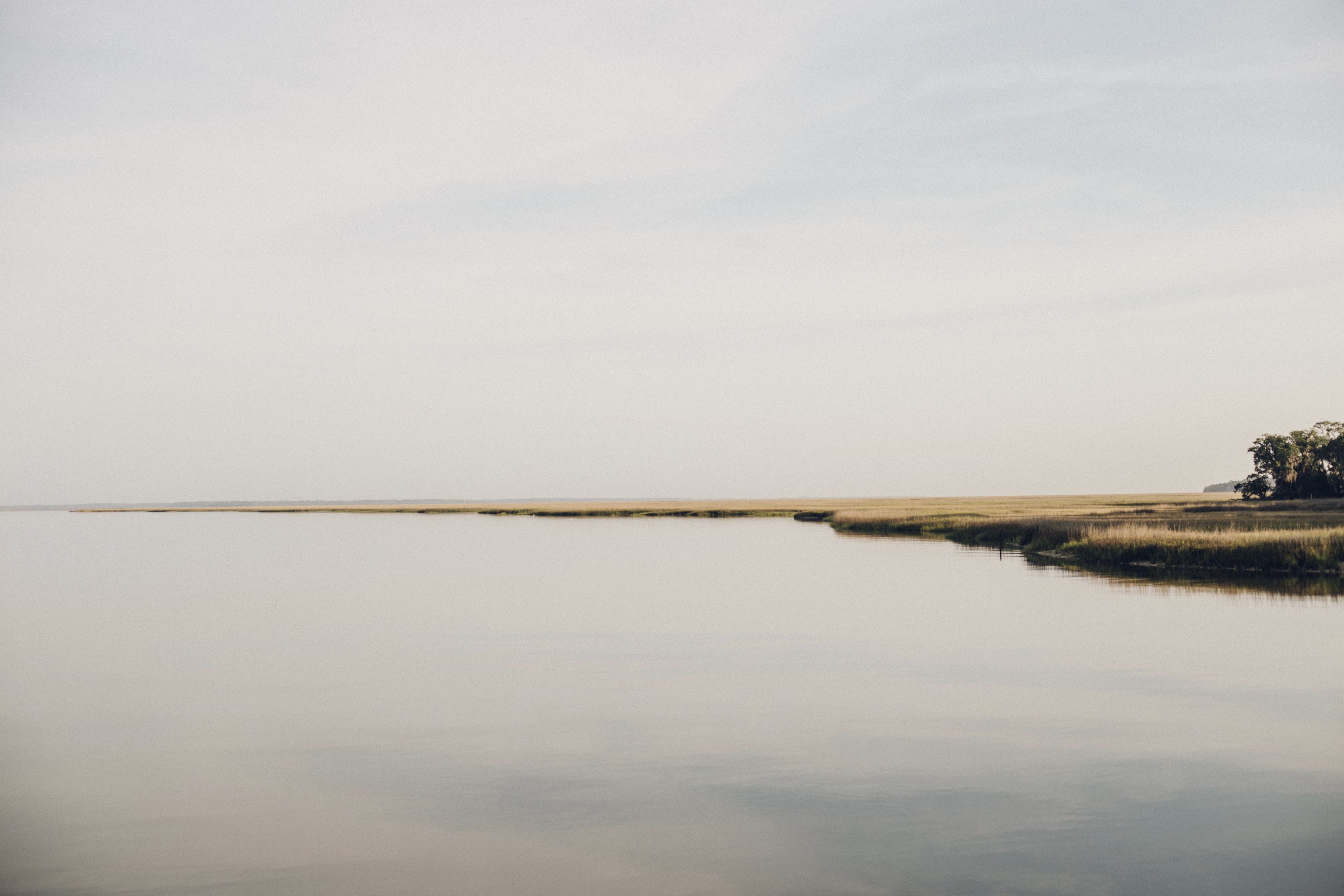 Landscape image of Cumberland Island in soft light