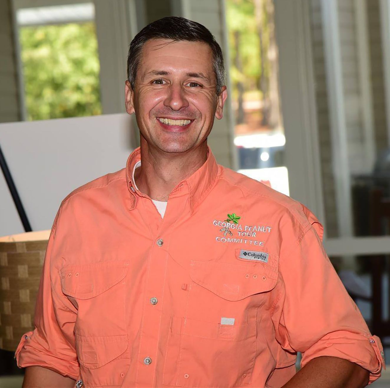 Tubbs grins in an impromptu photo