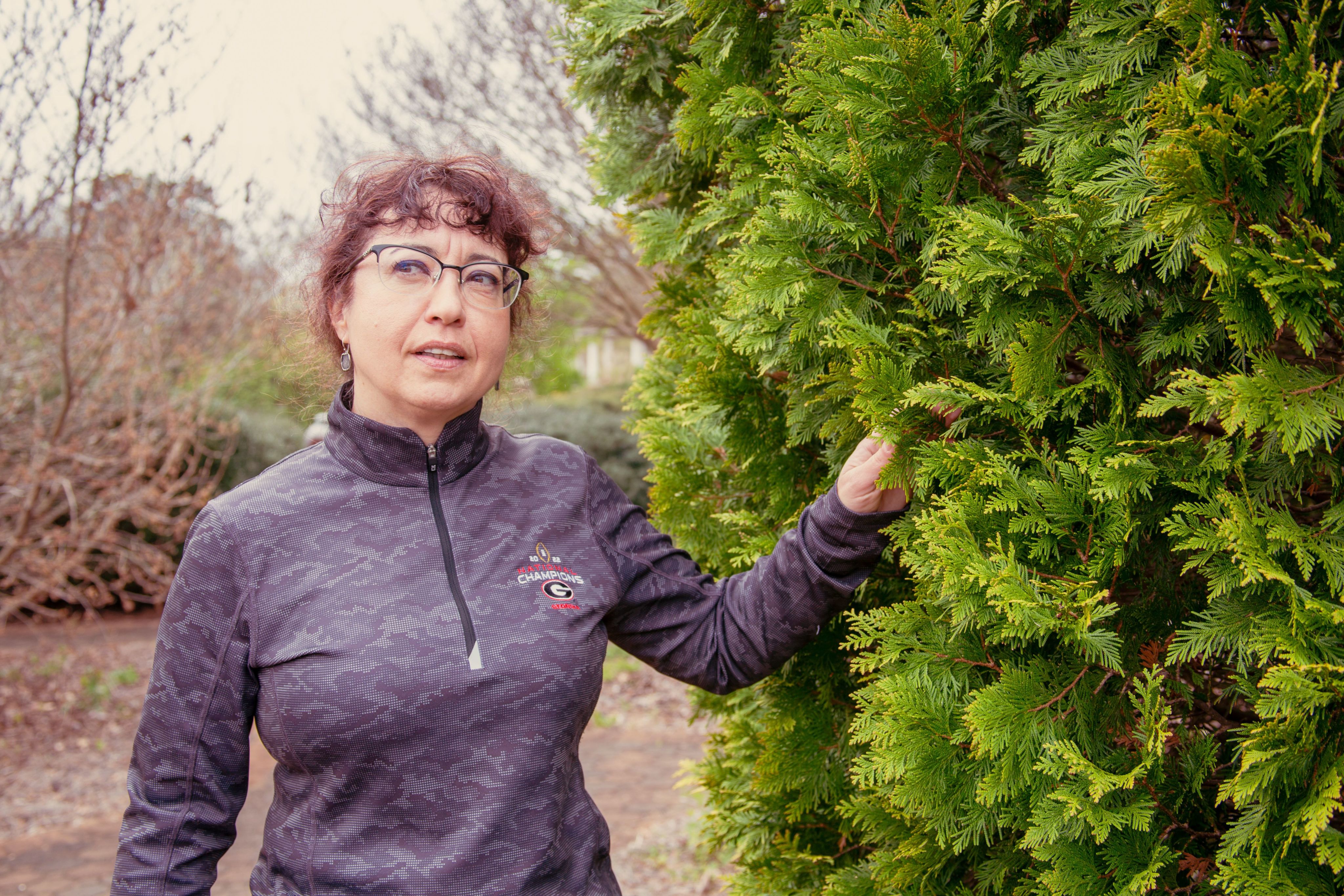 Bodie Pennisi giving a plant demonstration