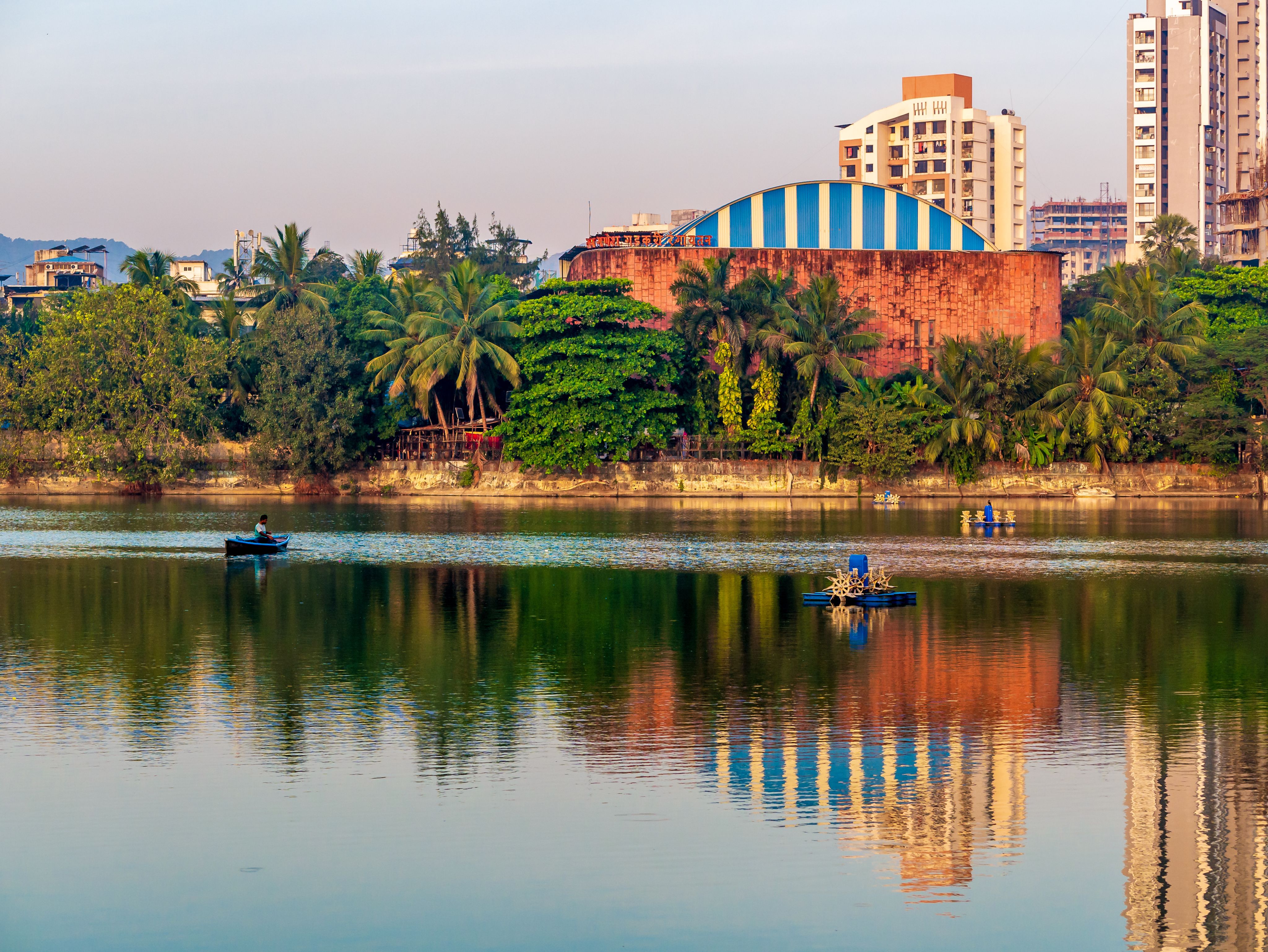 Thane, India: Masunda Talao or Talao pali, one of the famous landmark in Thane city for recreation