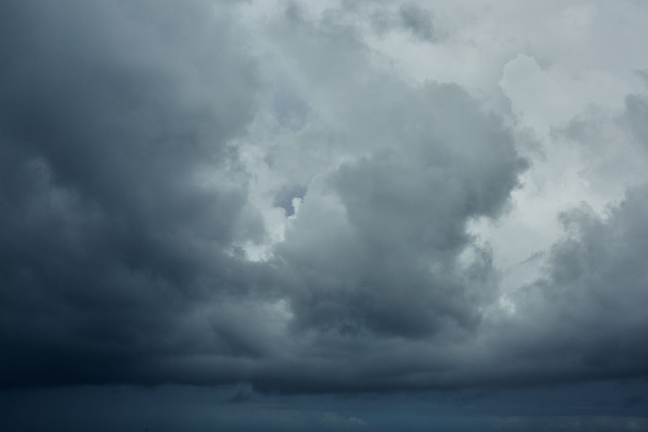 Multiple layers of dramatic clouds