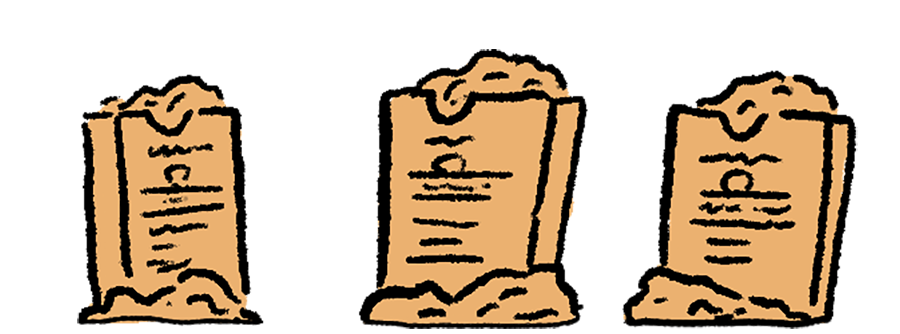 Illustration of soil test bags