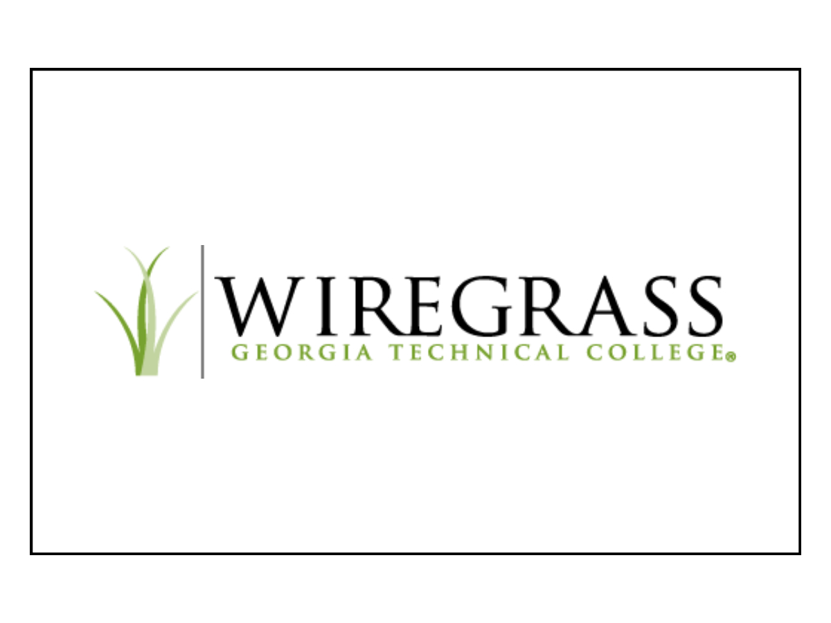 Wiregrass Georgia Technical College logo over a white background.
