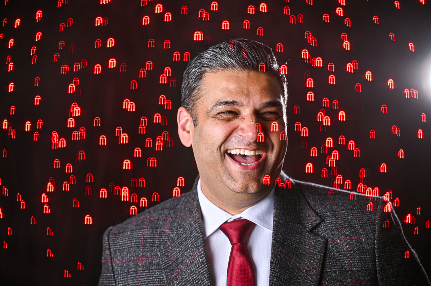Manpreet Singh laughs