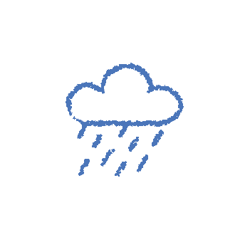 rain cloud icon