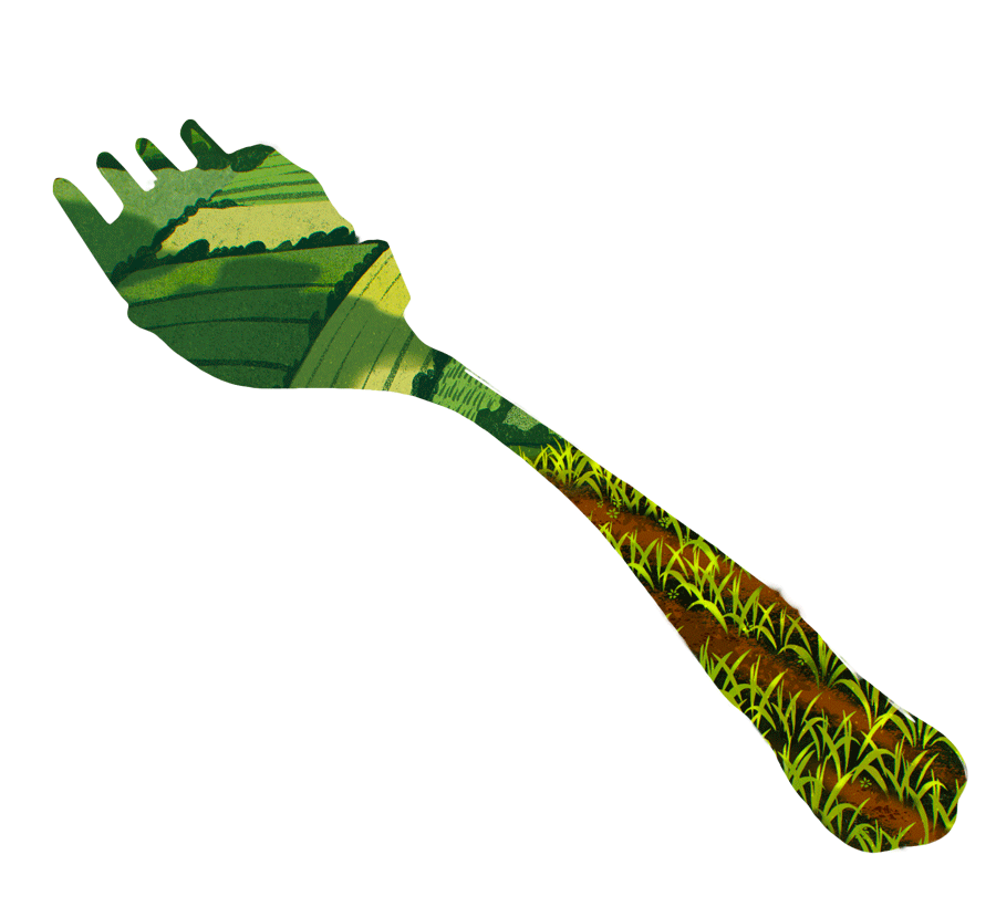 Illustration of a fork