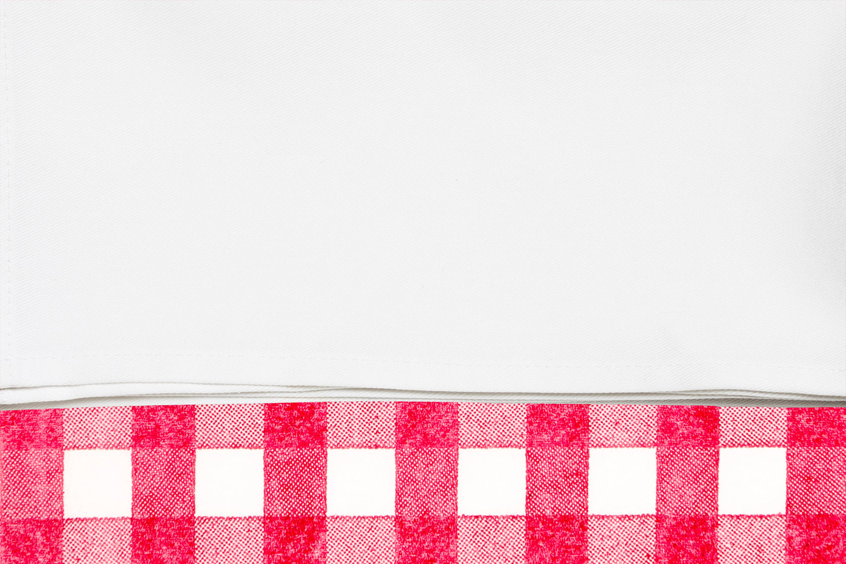 Red and white napkin and tablecloth texture background